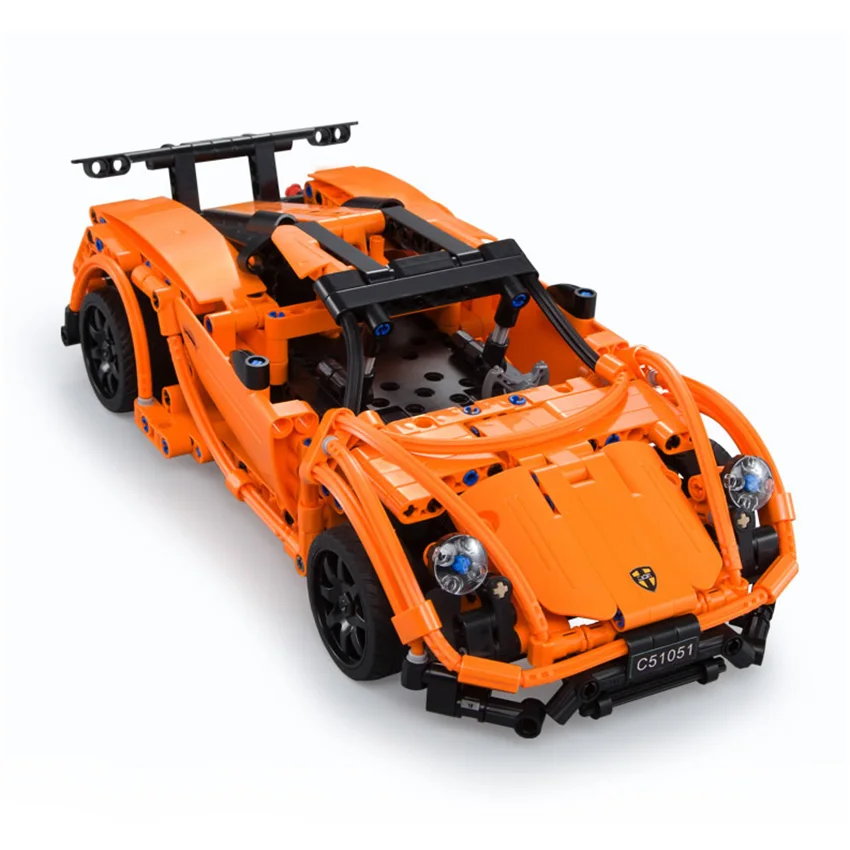 DIY RC машинка из конструктора модели наборы самоблокирующиеся кирпичи