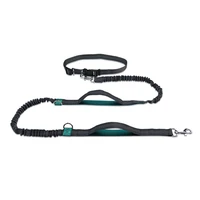 pet leash portable running reflective double retractable dog leash dog chain leash pet supplies