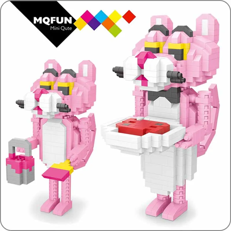 Фигурки героев фильма Wisehawk для девочек детские фигурки мультфильма розовая леопардовая Пантера мини