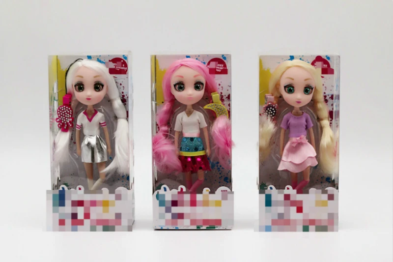 Симпатичные 7 суставов Bjd Blyth кукла с большими стеклянными глазами девочка Играть