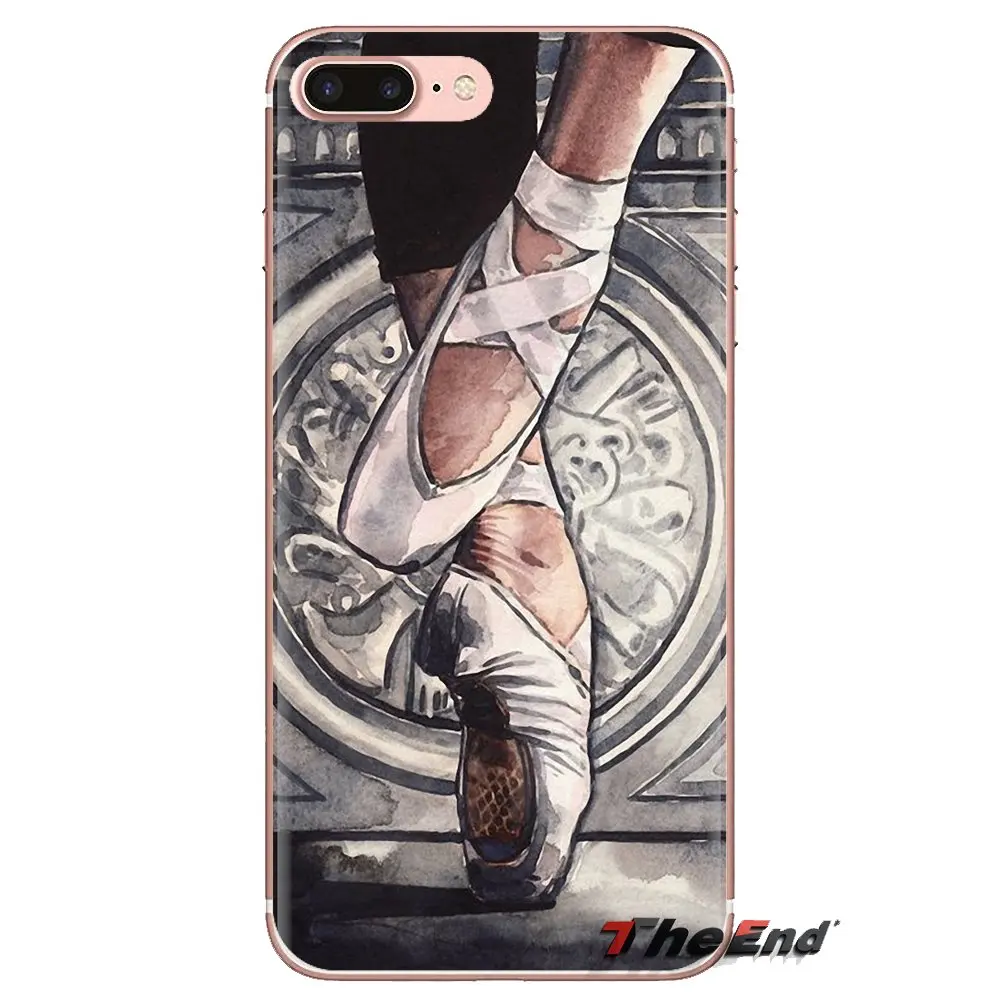 Корпус для iPhone XS Max XR X 4 4S 5 5S 5C SE 6 6S 7 8 плюс samsung Galaxy J1 J3 J5 J7 A3 A5 девочка танец балет