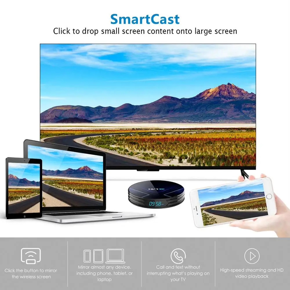 8K 24fps ТВ приставка Amlogic S905X3 4K 60Hz Android 9 0 Smart tv box 4 Гб ram 128 rom bluetooth Google Play|ТВ-приставки и