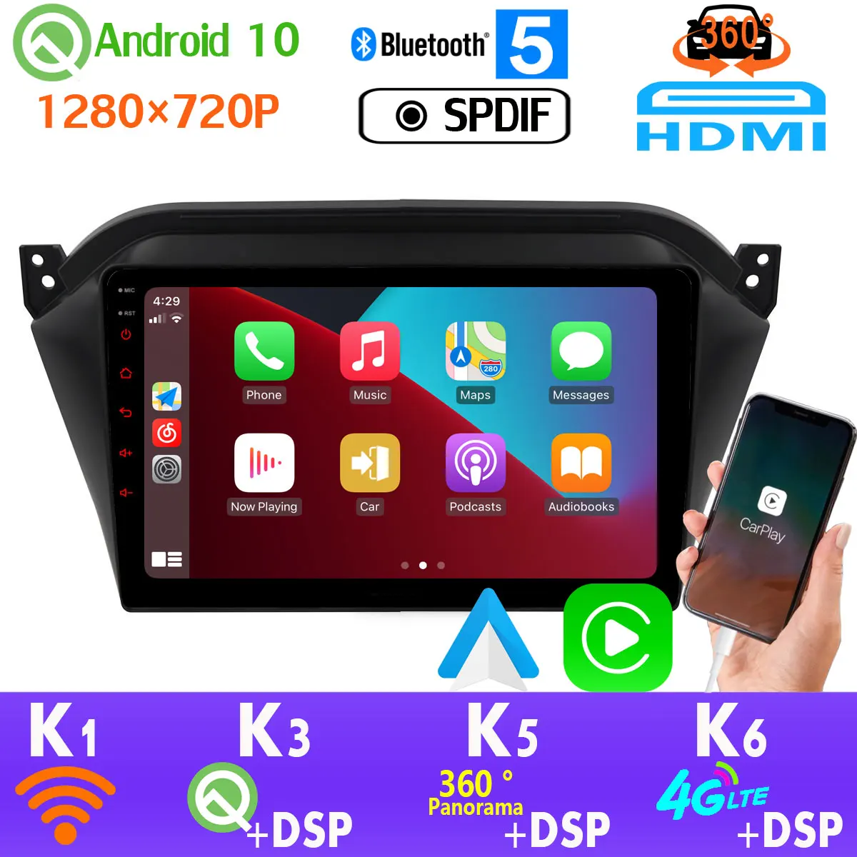360 камера PX6 4 + 64 ГБ Android 10 0 автомобильное мультимедийное радио для JAC S2 2015 2018
