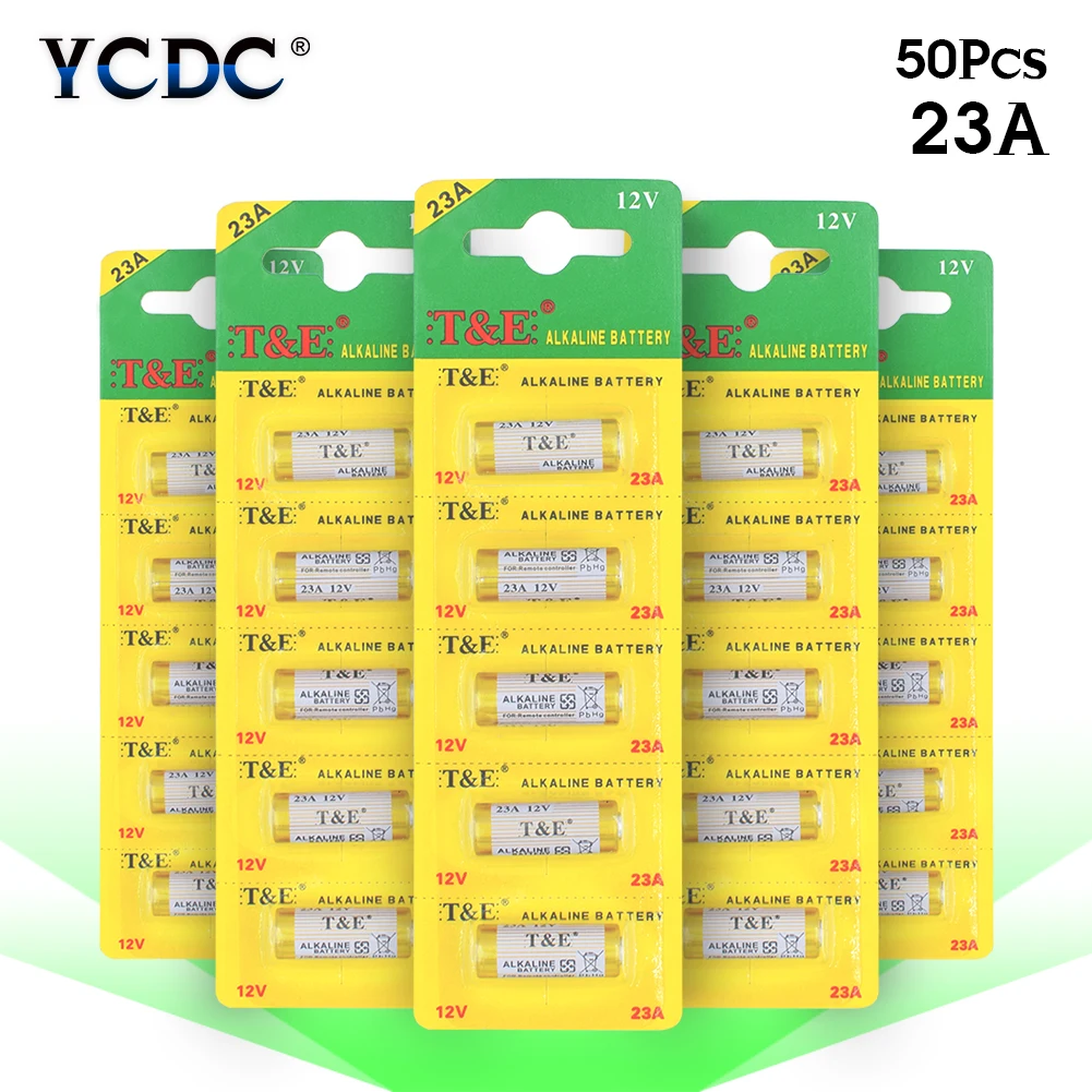 Щелочные батареи 23A 12 В 23AE A23 E23A V23GA MN21 GP23A LRV08 8F10R 8LR23 8LR923 сухая батарея для пульта
