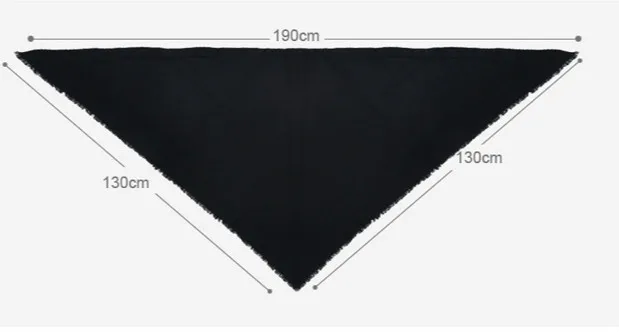 Новинка 2021 Модный зимний теплый треугольный шарф для женщин шаль из пашмины