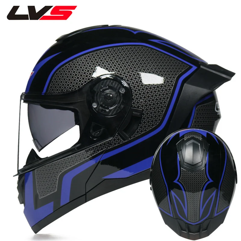 

Flip Up Motorcycle Helmets Double Visors Unisex Racing Modular Dual Lens Motocross Helmet Full Face Safe Helmet For Adults