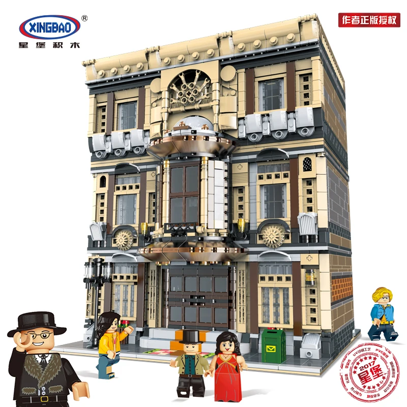 XingBao 01005 оригинальные креативные MOC Legoed City серии морской музейный набор