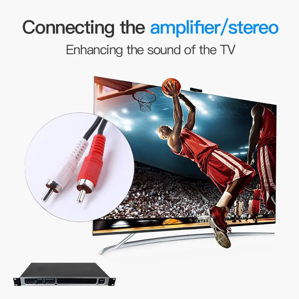 Фото MP3/MP4 3 5 мм разъем стерео 2-RCA штекер Aux аудио конвертер адаптер кабель DVD TV VCD MP3/MP4 3 5 мм разъем стерео 2-RCA штекер Aux аудио конвертер адаптер кабель DVD TV VCD