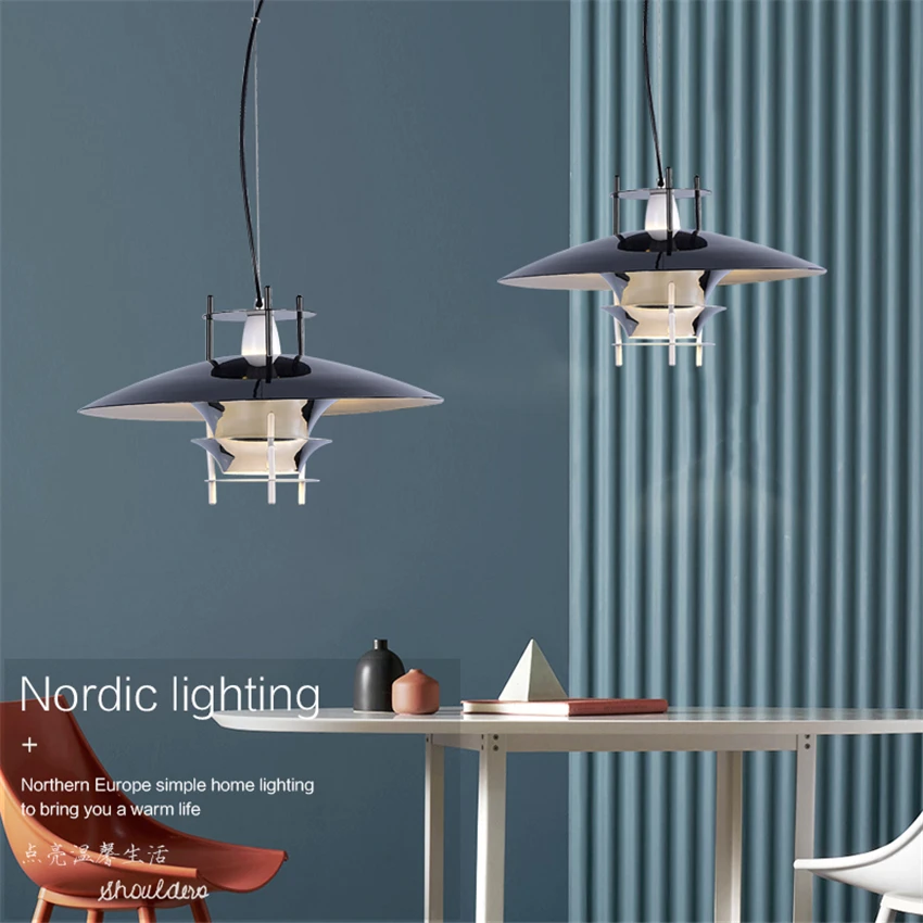 売る 北欧モダンソーサーアルミペンダントライトレストランデンマークデザイナーアート寝室バーカフェサインランプ器具