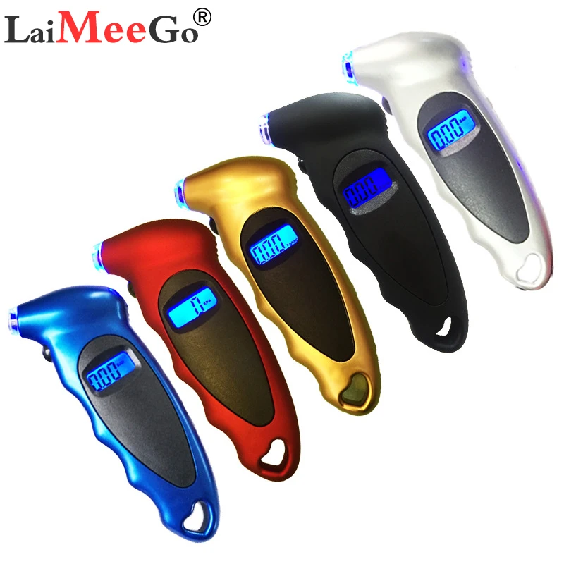 Цифровой ЖК датчик давления в шинах с подсветкой Автомобильный мотоциклов