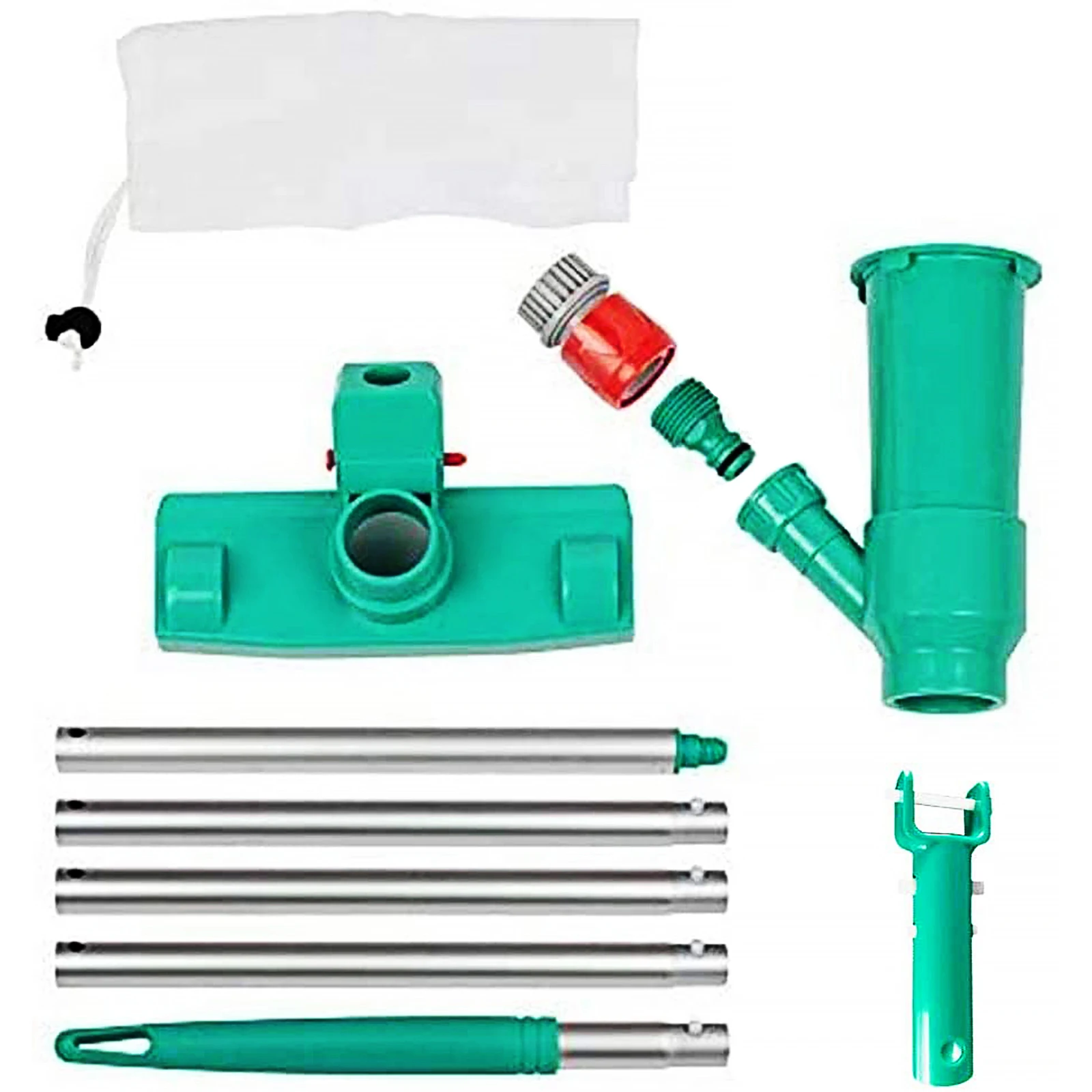 

Portable Pool Vacuums Mini Jet Swimming Pool Vacuum Cleaner Floating Objects Suction Head Pond Fountain Vacuum Brush Cleaner