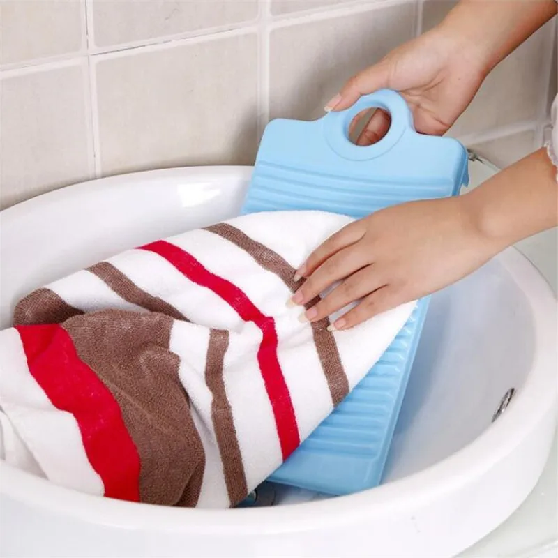 Plastic Washboard Antislip Thicken Washing Board Clothes Cleaning For Laundry Tool Bathroom Accessories | Дом и сад