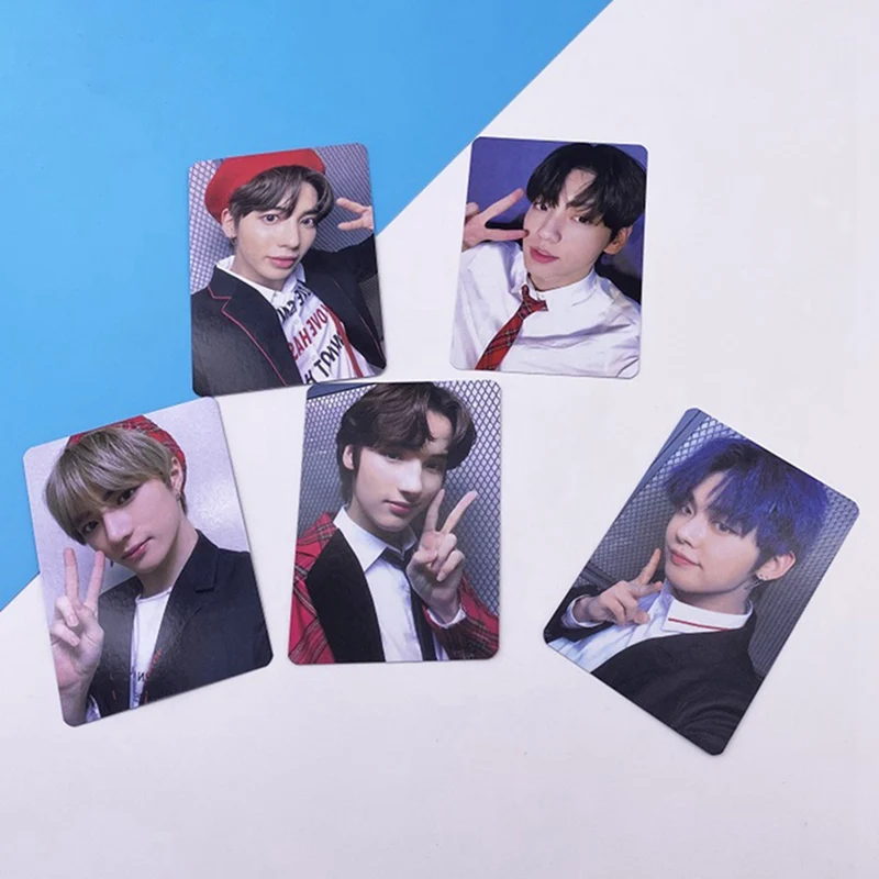 5 Pcs KPOP TXT The Dream Chapter Star Album Photo Card Hip Hop Self Made Paper Cards Autograph Photocard | Канцтовары для офиса и