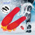 Топ 2021, зимняя нагревательная стелька унисекс с дистанционным управлением, лучшая стелька с электрическим подогревом USB для занятий спортом на открытом воздухе, лыжного спорта, кемпинга, рыбалки