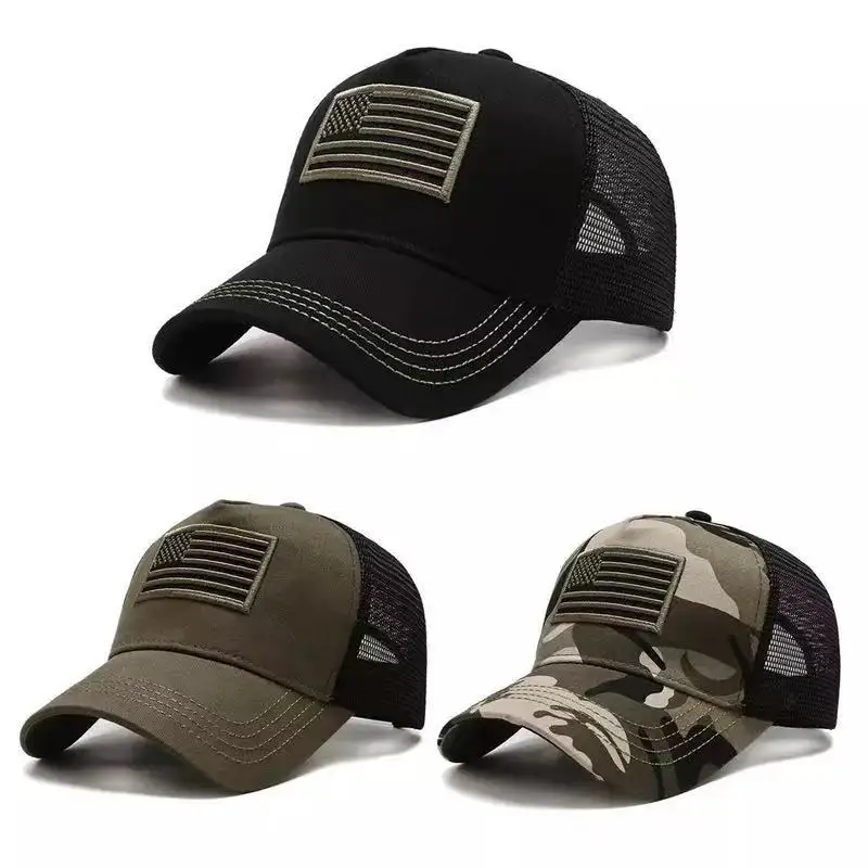 

2021 NEW women men USA Flag mesh baseball cap fashion male female Breathable Snapback Hats Unisex Trucker Hats Cap new