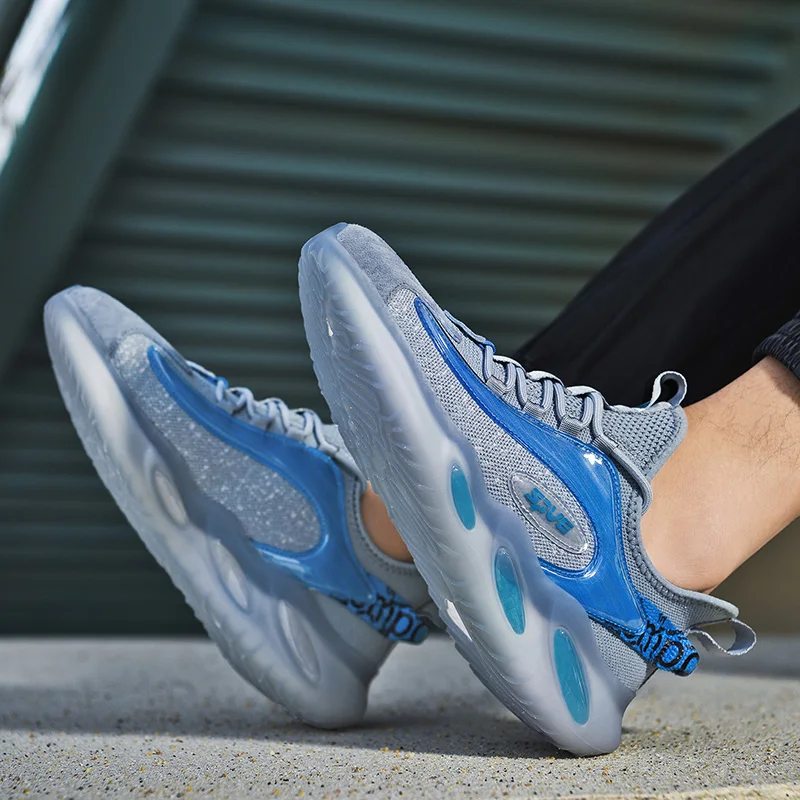 

2021 Unisex Basketball Shoes Men High-top Sports Air Cushion Hombre Athletic Mens Shoes men Comfortable Breathable Sneakers
