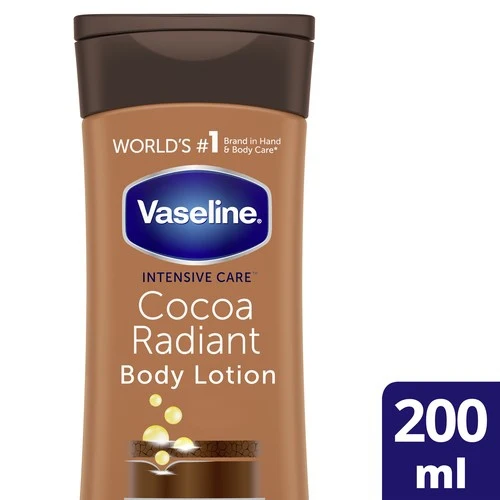 Лосьон для тела VASELINE INTENSIVE CARE с маслом какао 200 мл Жидкая текстура | Красота и