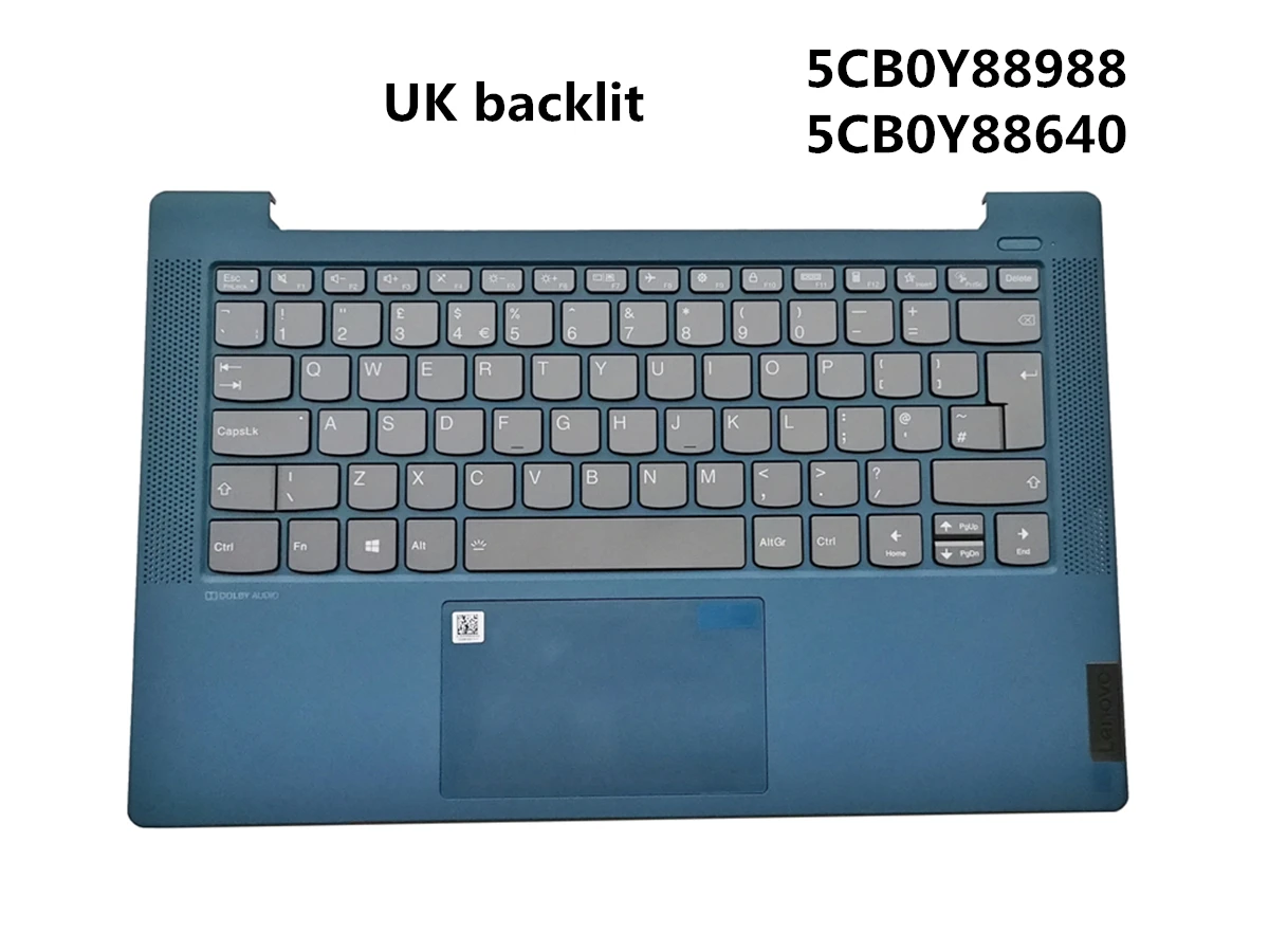 Новый оригинальный ноутбук US/UK/LA/GR/CS/BE/SF/IT с синей подсветкой корпус