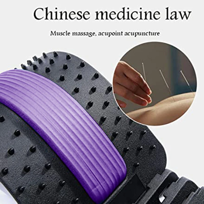 

Stretch Equipment Back Massager Stretcher Fitness Lumbar Support Relaxation Mate Spinal Pain Relieve Chiropractor Messager