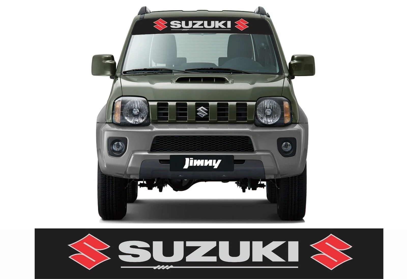 

Для Jimny 4x4 ветровое стекло Солнцезащитный козырек наклейки SZ3 SZ4