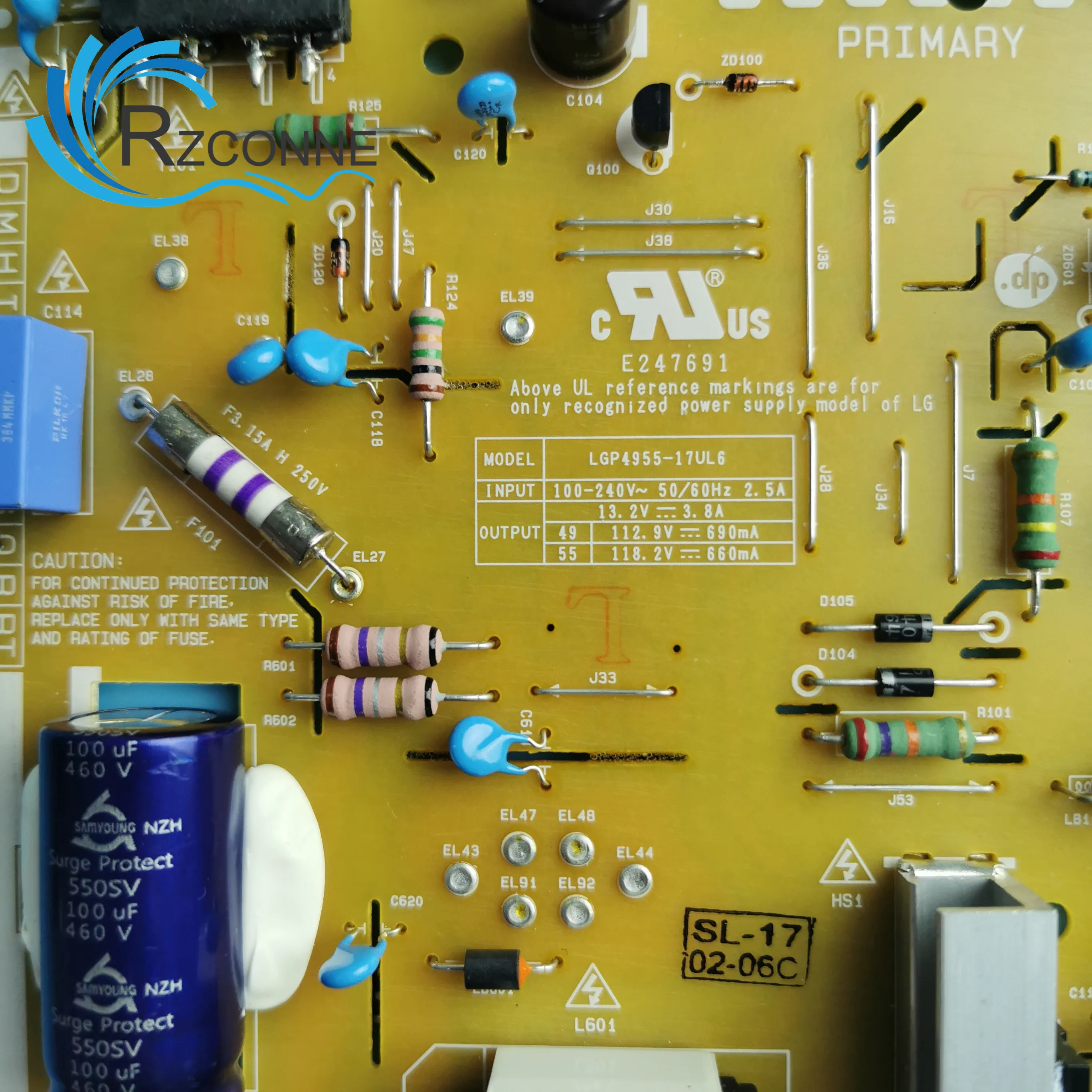 Плата питания карта для LG LCD TV 55UJ7700 LGP4955 17UL6 49UJ750V PLDH L613A 49SJ810V 49SK7900PLA 55SJ800V LC490EGH