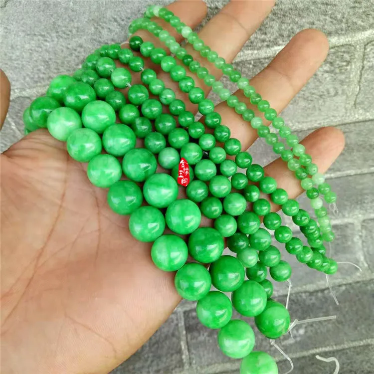 Бусины для браслета натуральная жадеит женские браслеты из натурального нефрита