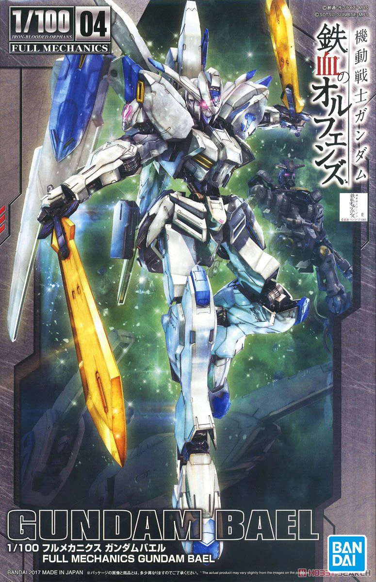 

BANDAI gundam TV 04 1/100 FULL MECHANICS GUNDAM BAEL model kids assembled Robot Anime action figure toys