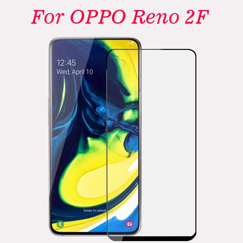 3D полный Клей закаленное стекло для OPPO Reno 2F CPH1989 Полное покрытие экрана