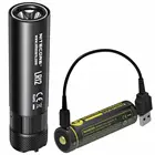 Перезаряжаемый аккумулятор NITECORE LR12 + с USB-портом 18650, выдвижной рассеиватель, фонарик, фонарик для чтения, кемпинга, бесплатная доставка