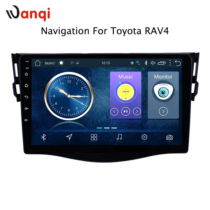 9 inch Android 8.1 Car GPS Navigation for Toyota RAV4 2007-2012 Support Stereo Audio Radio Video Bluetooth RDS | Автомобили и