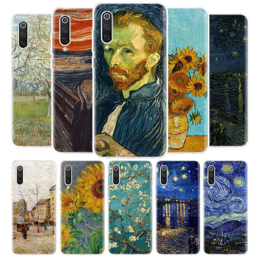 

Van Gogh oil painting Cover Phone Case for Xiaomi Redmi Note 11 10 9 8 Pro 11S 11T 11E 10S 9S 9T 8T 7 6 5 5A 4X Max 5G Coque Cas