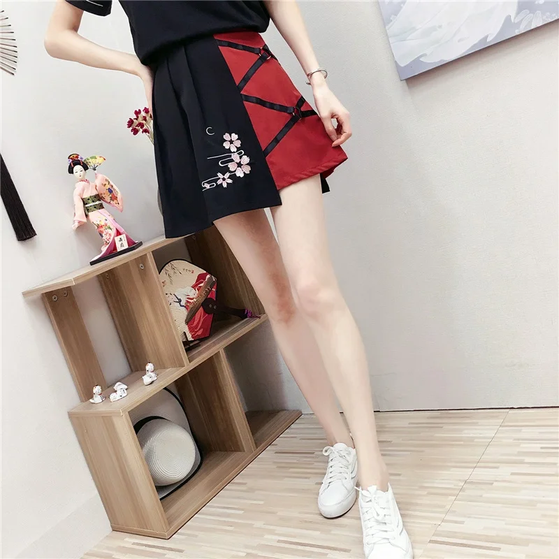 Женские юбки с высокой талией в стиле пэчворк Новинка лета 2021 модное милое платье