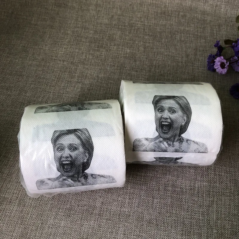 1 шт. Туалетная ткань смешная улыбка смех шутка туалетная бумага рулон деньги