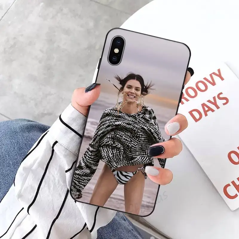 

Kendall Jenner famous singer dancer Phone Case for iPhone 11 12 pro XS MAX 8 7 6 6S Plus X 5S SE 2020 XR