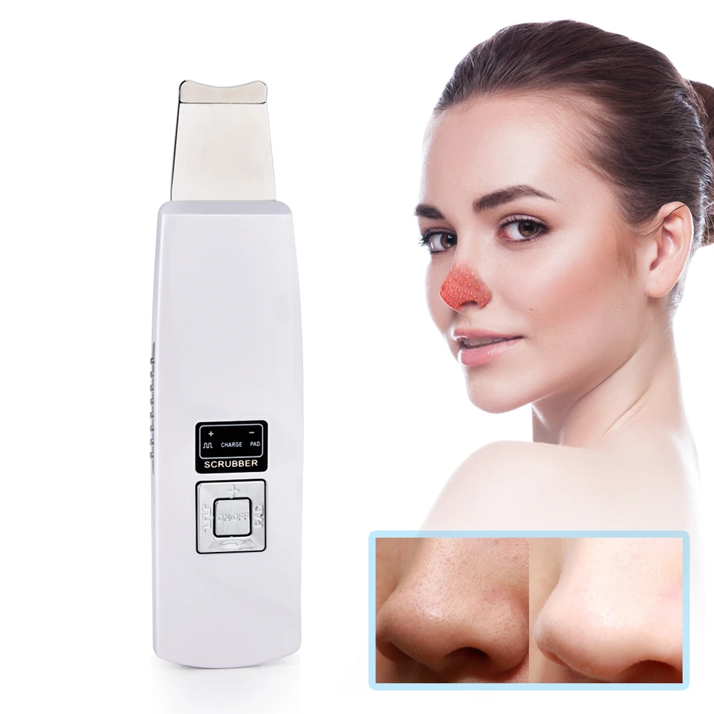 

New Facial Clean Beauty Instrument Dead Skin Acne Blackhead Removal Cleanser Anti wrinkle Device Ultrasonic Skin Scrubber