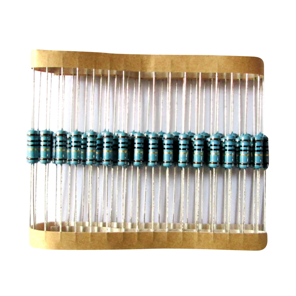 

50pcs Metal Film Resistor 1W 10Ohm Metal Film Resistor Assortment Kit