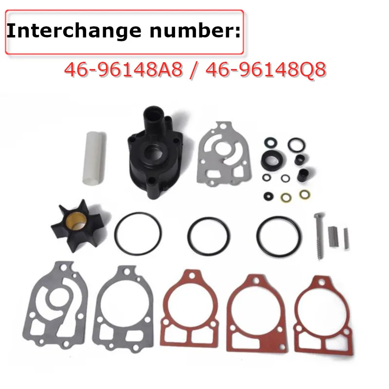 Новый корпус крыльчатки водяного насоса/основание подходит для Mercury / Mercruiser 46 96148A8