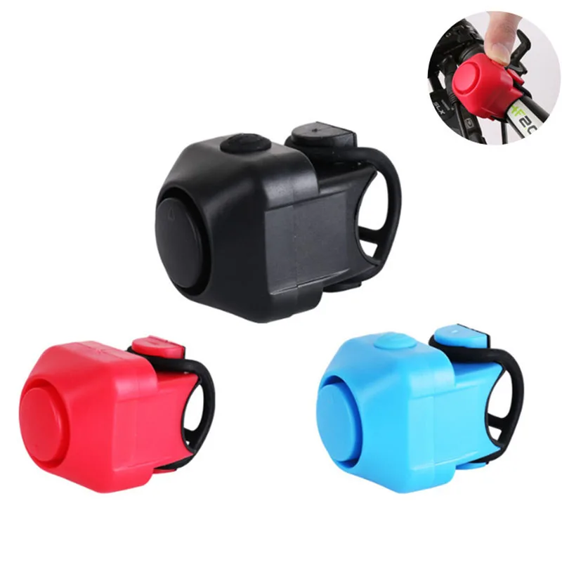 

Electronic Bicycle Loud Horn Electric Safety Warning Bell Bike Handlebar Ring 130db Alarm Bell Cycling Accessories