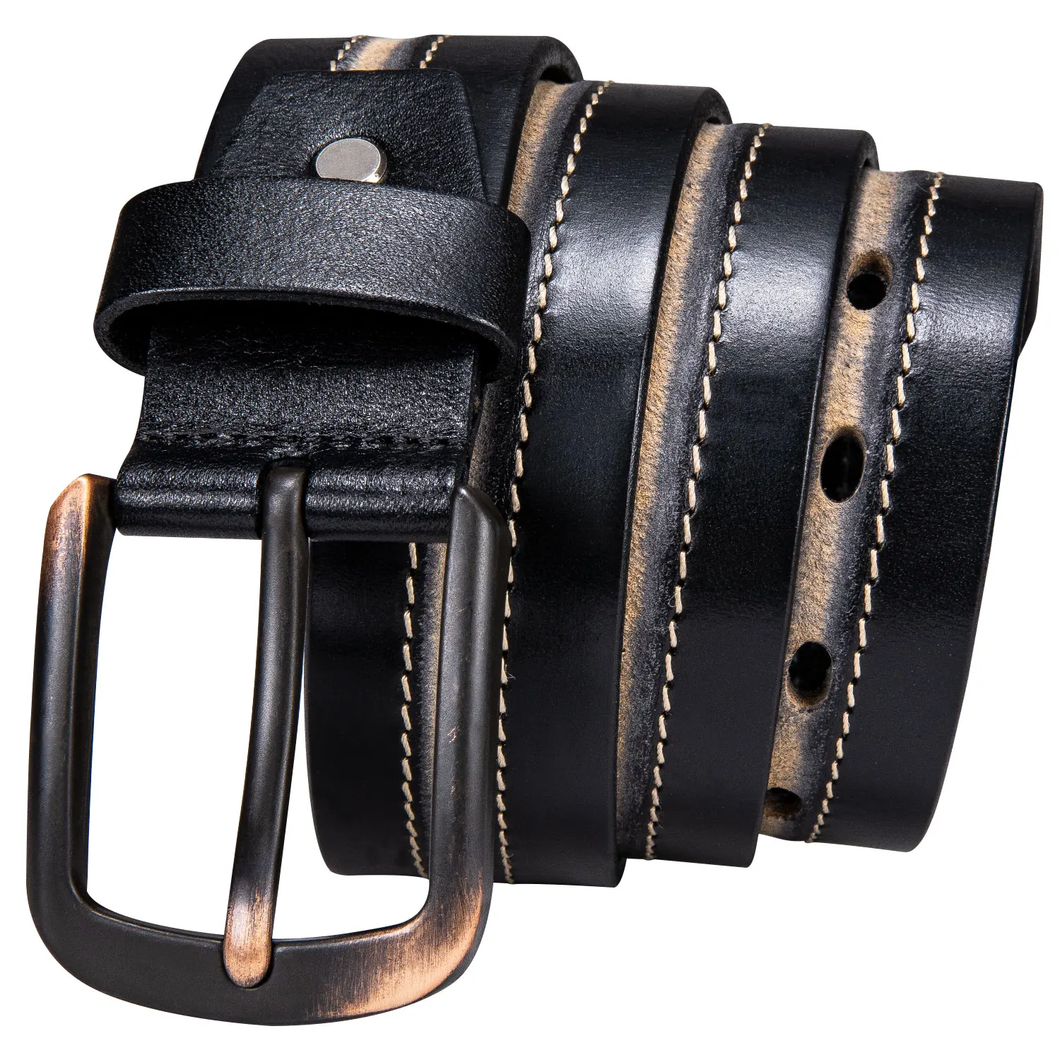 Модные Роскошные Брендовые мужские ремни из натуральной кожи с металлической