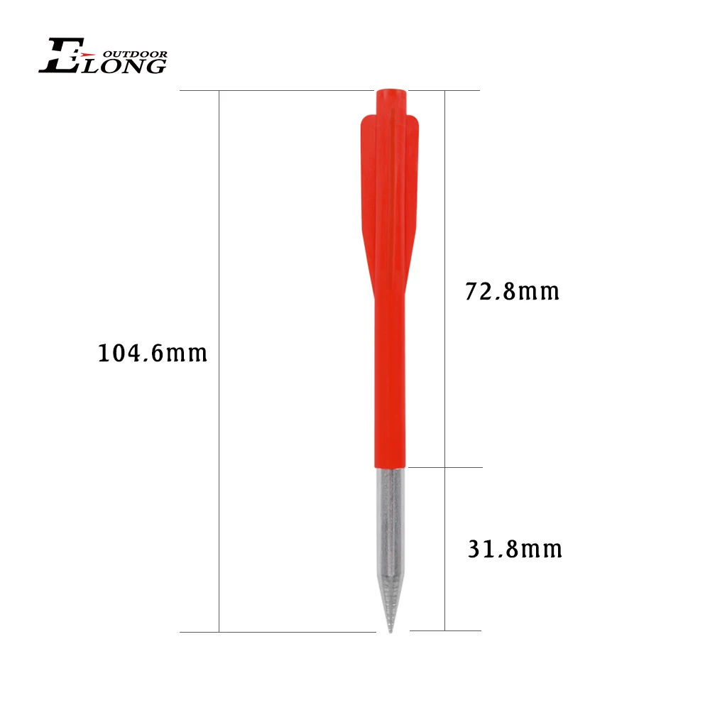 

20 PCS 4 Inch Archery Plastic Body Crossbow Bolt Hunting Arrow