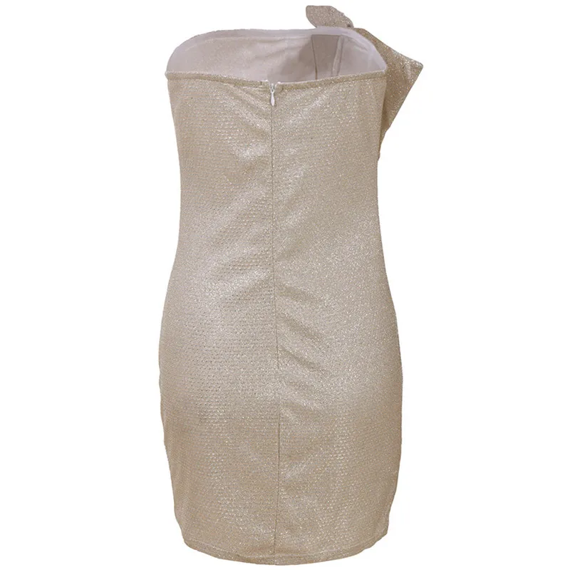 2020 Summer Vadim Women Off Shoulder Prom Bodycon Mini Dress Sequined Party Club Dresses Mujer Ruffle Vestido | Женская одежда