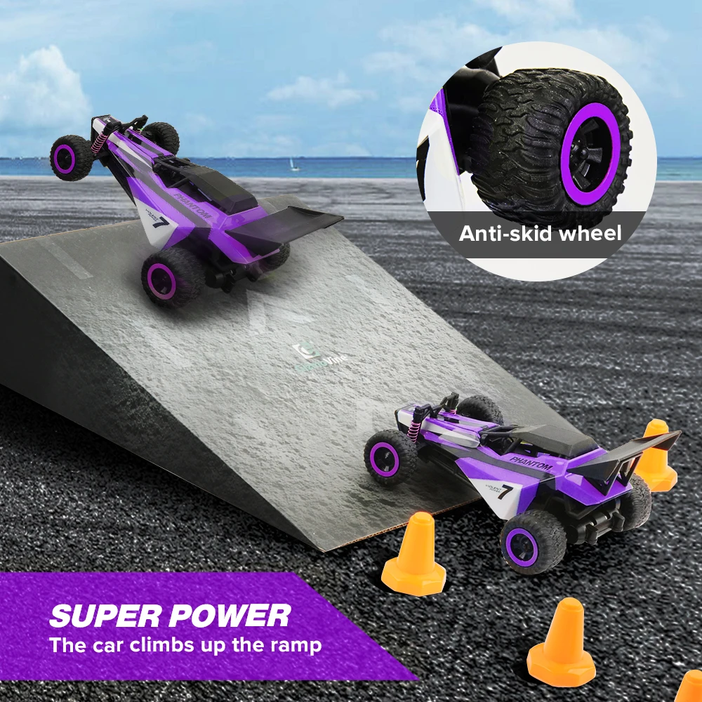 1/32 RC гоночный автомобиль 20 км/ч высокоскоростной автомобиль. 24G Радиоуправляемая