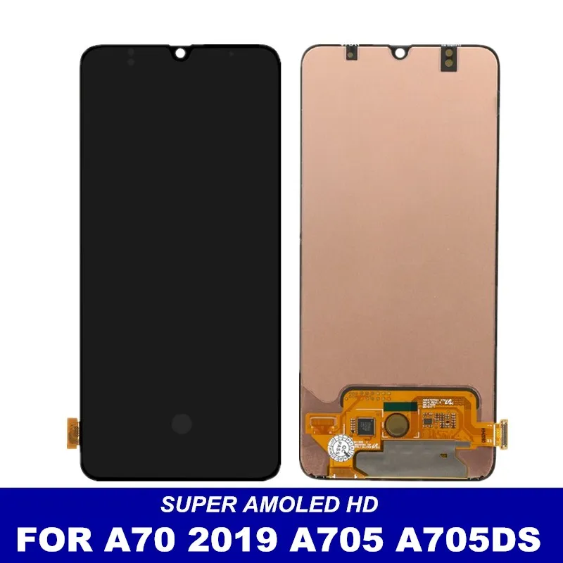 Super AMOLED для samsung Galaxy A70 2019 A705 A705F SM A705DS дисплей кодирующий преобразователь
