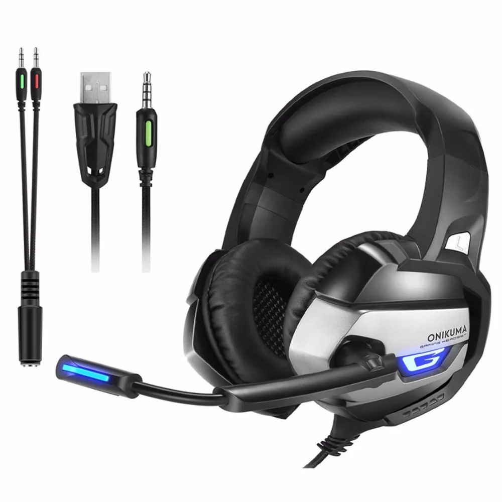 Игровая гарнитура PS4 casque Gamer Гарнитура XBox one игровые наушники для компьютера с