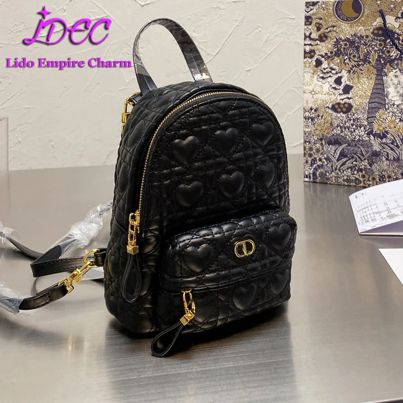 

Mini fashion classic high quality hardware accessories lightweight wear-resistant waterproof capacity sheep leather backpack