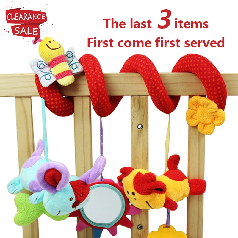 

Hanging Stroller Rattles Baby Toys 0 12 Months Mobile On The Bed Bell Newborns Educational Toys From 0 Cow Dog Rattles For Kids