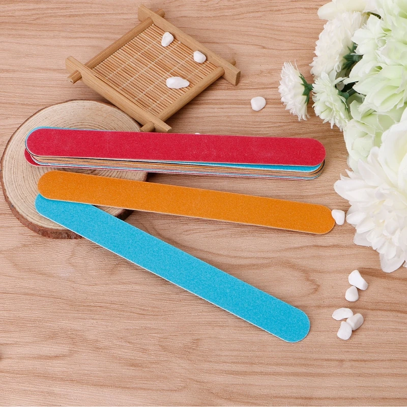 

Pro Nail Art Slim Sanding File Buffer For Salon Manicure UV Gel Polisher Tool