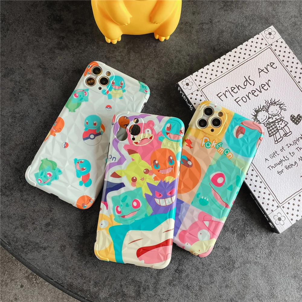 Чехлы для телефонов Iphone 11pro Max чехол с милым покемоном аниме мягкий телефона Apple