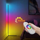 Современные разноцветные светодиодные Угловые лампы RGB, прикроватная лампа для спальни, освещение для дома и клуба