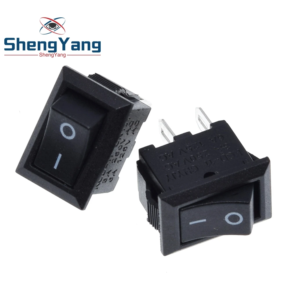 ShengYang 10 шт./лот 10*15 мм SPST 2-контактный ВКЛ./ВЫКЛ. G130 лодочный кулисный переключатель 3A/250V Приборная панель автомобиля грузовика RV ATV дома